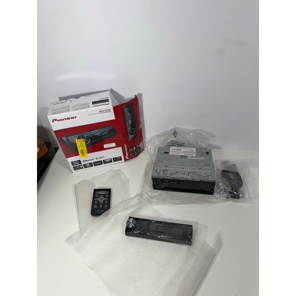 Pioneer DEH-S4000BT Single DIN Bluetooth CD Receiver Car Stereo with Remote